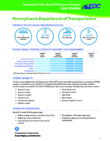 Automated Traffic Signal Performance Measures Case Studies Pennsylvania Department of Transportation