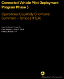 Connected Vehicle Pilot Deployment Program Phase 3 Operational Capability Showcase Summary  Tampa THEA