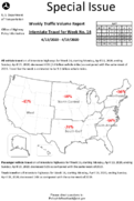 Special Issue  Weekly Traffic Volume Report Interstate Travel for Week No 16