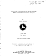 Identification of Specific Problems and Countermeasures Targets for Reducing Alcohol Related Casualties 1978
