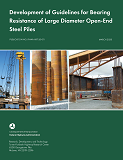 Development of Guidelines for Bearing Resistance of Large Diameter OpenEnd Steel Piles