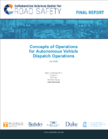 Concepts of Operations for Autonomous Vehicle Dispatch Operations