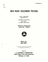 Neck Injury Assessment Protocol