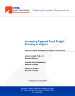 Increasing Regional Truck Freight Planning in Virginia