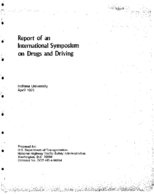 Report of an International Symposium on Drugs and Driving