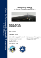 The Impact of Snowfall on Airport Operations and Delays