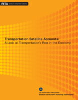 Transportation Satellite Accounts A Look at Transportations Role in the Economy 2011