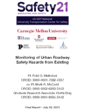 Monitoring of Urban Roadway Safety Hazards from Existing Busbased Video Imagery Phase 2