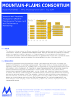 Hotspot and Sampling Analysis for Effective Maintenance Management and Performance Monitoring Research Brief