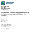 Human Factors Evaluation of Commercial Aviation Low Intensity Iteration 2 CALI2 Laser Eye Protection