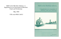 RD in the maritime industry  a supplement to an assessment of maritime trade and technology