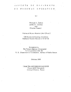 Effects of OffRamps on Freeway Operation