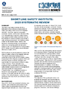 Short Line Safety Institute 2025 Systematic Review Research Results