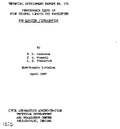 Performance Tests of Four Federal Airways VOR Facilities