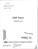 USSR Report Transportation