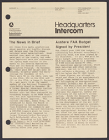 FAA Headquarters Intercom JanuaryJune 1982