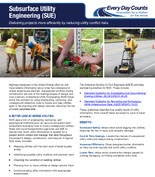 Subsurface Utility Engineering SUE