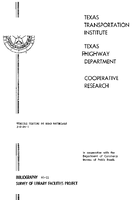 Tensile Testing of Road Materials Bibliography