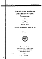 External Power Monitoring of The Model DTB DME Transponder