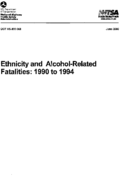 Ethnicity and AlcoholRelated Fatalities 1990 to 1994