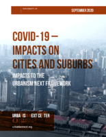 COVID19 Impacts on Cities and Suburbs Impacts to the Urbanism Next Framework