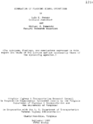Simulation of flashing signal operations