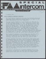 FAA Headquarters Intercom JanuaryJune 1972