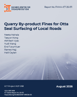 Quarry ByProduct Fines for Otta Seal Surfacing of Local Roads
