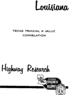 Texas Triaxial  R Value correlation
