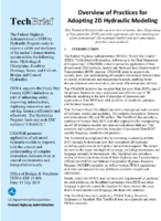 Overview of Practices for Adopting 2D Hydraulic Modeling techbrief