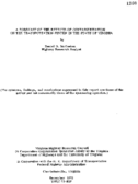 A forecast of the effects of containerization on the transportation system in the state of Virginia  December 1973