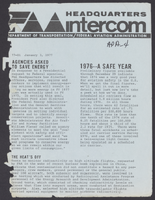 FAA Headquarters Intercom JanuaryJune 1977