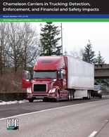 Chameleon Carriers in Trucking Detection Enforcement and Financial and Safety Impacts