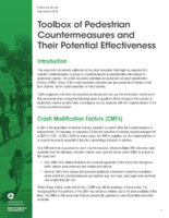 Toolbox of Pedestrian Countermeasures and Their Potential Effectiveness