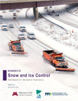 Minnesota Snow and Ice Control Handbook for Snowplow Operators 2022