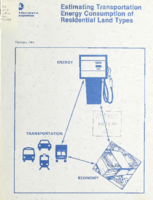 Estimating transportation energy consumption of residential land types  final report