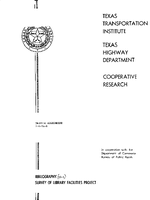 Traffic Assignment Bibliography