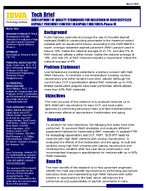 Development of Quality Standards for Inclusion of High Recycled Asphalt Pavement Content in Asphalt Mixtures  Phase  Tech Brief