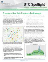 Transportation Data Discovery Environment