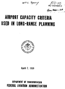 AC 15050603 Airport Capacity Criteria Used in LongRange Planning