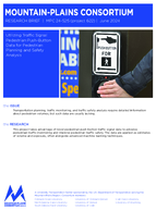 Utilizing Traffic Signal Pedestrian PushButton Data for Pedestrian Planning and Safety Analysis Research Brief