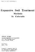 Expansive Soil Treatment Methods in Colorado