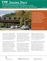 TPF5231 Evaluating New Technologies for Roads Program Initiatives in Safety and Efficiency ENTERPRISE