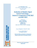 Evaluation of Adaptive Signal Control TechnologyVolume 3 Comparison of TBC 2017 and ASCT 2017