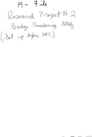 Bridge numbering study