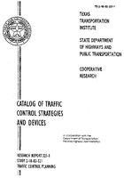 Catalog of Traffic Control Strategies and Devices