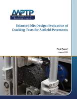 Balanced Mix Design Evaluation of Cracking Tests for Airfield Pavements