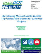 Developing MassachusettsSpecific Trip Generation Models for Land Use Projects