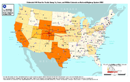 Estimated FAF Flow for Trucks Going To From and Within Colorado on National Highway System 2050
