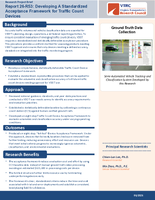 Report 26R53 Developing a Standardized Acceptance Framework for Traffic Count Devices Research Project Brief